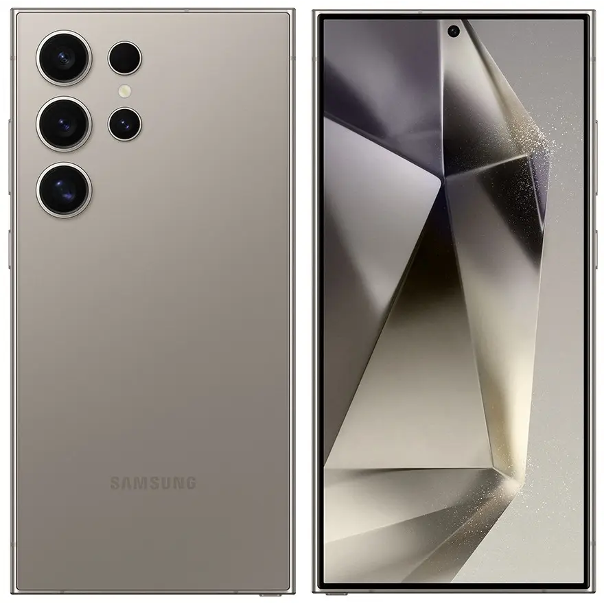 Smartphone Samsung Galaxy S24 Ultra real sem selo na tela